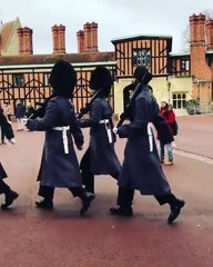 Los guardias reales británicos ¡sí tienen sentimientos!