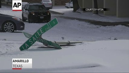 Snowy Conditions Cause Crashes in Texas-o-L0dlP-7og