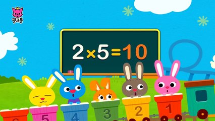 구구단 2단 _ 2씩 뛰어 세기 _ 구구단 동요 _ 핑크퐁! 인기동요-C9rve-8ctAk