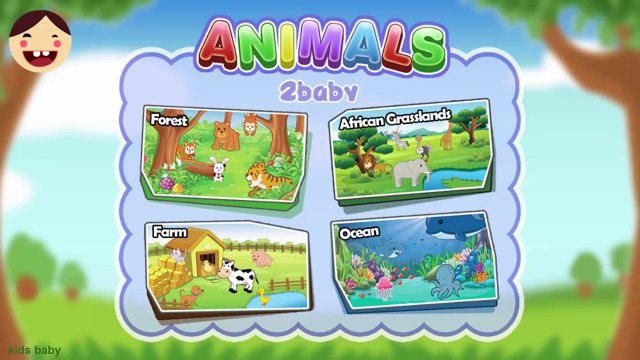 Farm animals and Wild Animals,Sea Animal Learn About Animal for Kids