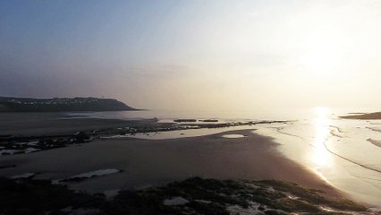 October sensations on the beach