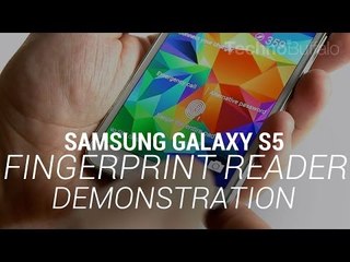 Samsung Galaxy S5 Fingerprint Reader Demonstration