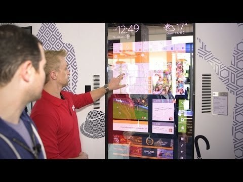 LG Mirror and Transparent Displays First Look - CES 2014