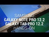 Samsung Galaxy Note Pro 12.2 vs Galaxy Tab Pro 12.2 - Hands On - CES 2014