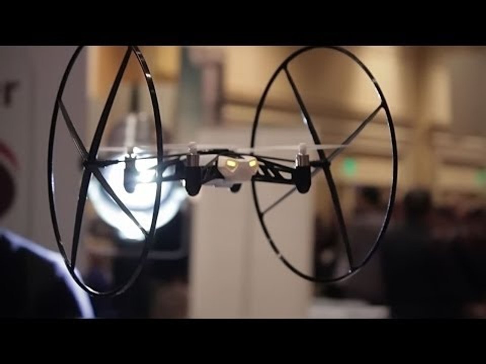 Parrot MiniDrone and Jumping Sumo First Look - CES 2014