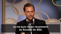 Le discours maladroit de Tom Hiddleston aux Golden Globes