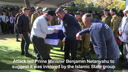 Israel buries soldier killed in truck-ramming attack (2)