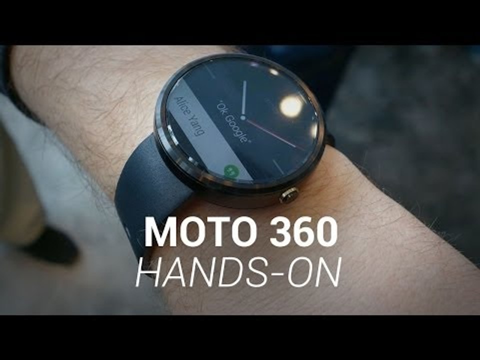 Moto 360 Hands-On