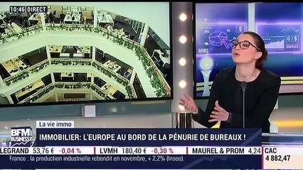 Marie Coeurderoy : La pénurie de bureaux s'annonce tôt en Europe - 10/01