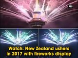नए साल का सबसे शानदार आगाज़   New Zealand ushers in 2017 with fireworks display-Gjfs02E9H44
