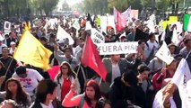 Mexicans protest their president's gas price hikes