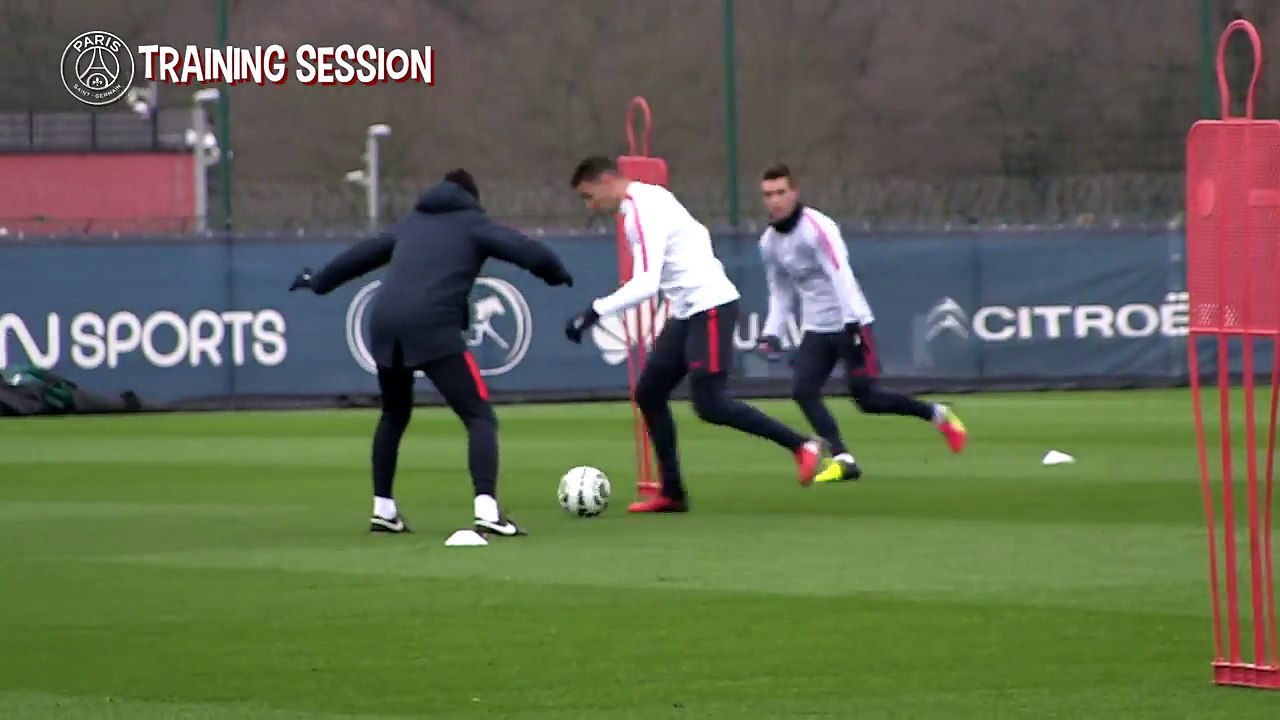 Séances d'entrainements pour le Paris Saint Germain