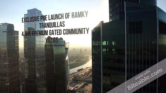 Ramky Tranquillas,4 BHK Villas for sale in Gachibowli, Hyderabad