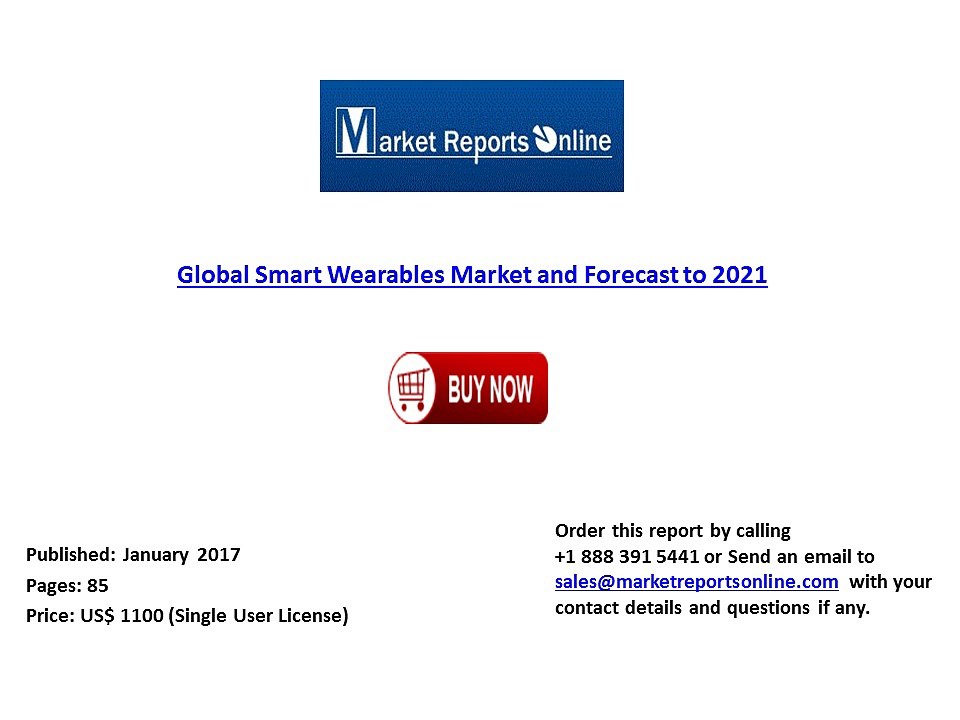 Global smart wearables market 2021