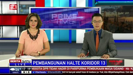 Halte Transjakarta Koridor 13 Dilengkapi Eskalator dan Lift