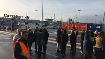 Les salariés de Carrefour en grève