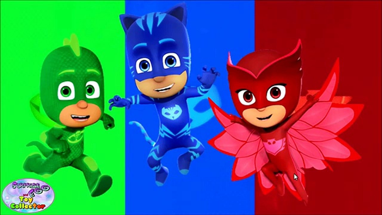 PJ Masks Transforms Catboy Owlette Gekko Color Swap Episode Surprise Egg and Toy Collector SETC