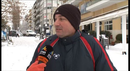 Χιόνια στη Χαλκίδα