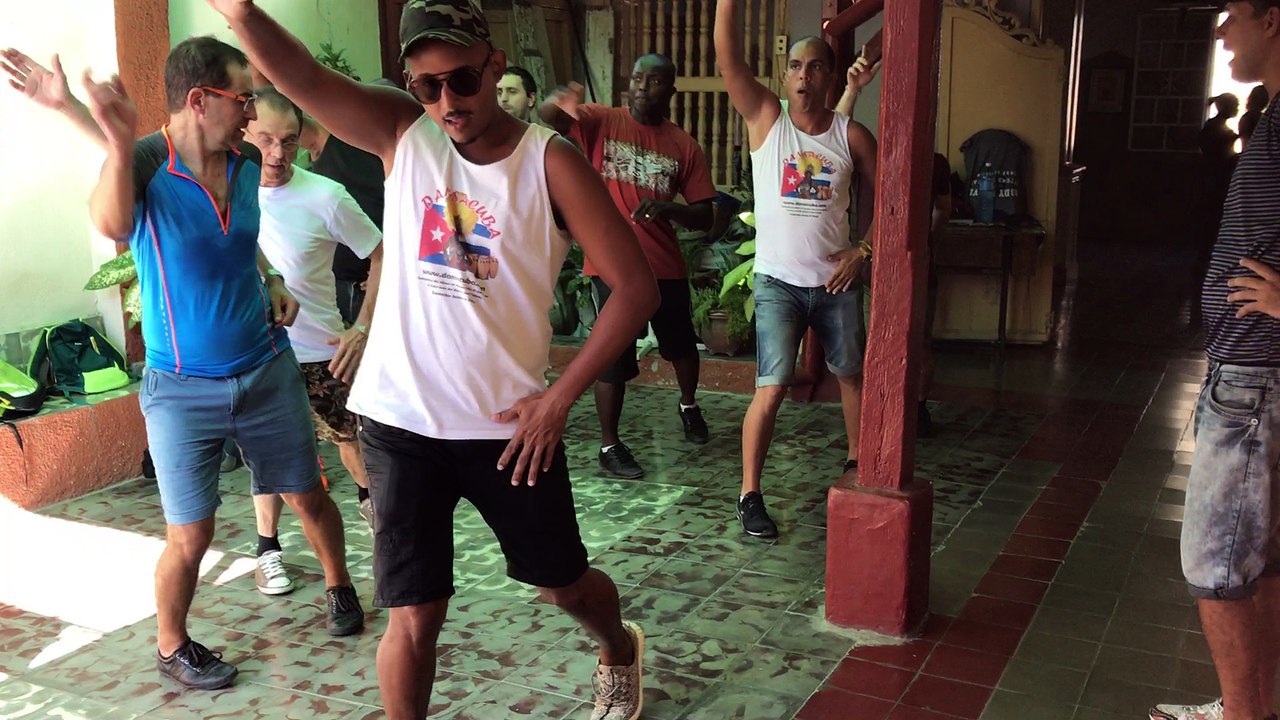 Stage salsa à Cuba déc 2016 .Cours de Style 100 % garçons