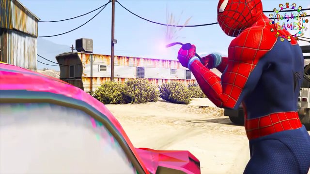 Örümcek Adam Şimşek McQueen ile Limuzin Kullanıyor (Çizgi Film Gibi) Bölüm #8