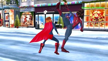 Daddy Spiderman Vs Superman Finger Family Cartoons for kids | Spiderman Vs Superman Finger Family