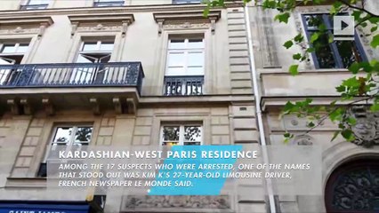 Kim Kardashian's driver arrested in connection with Paris robbery