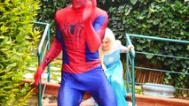 Spiderman Love Frozen Elsa & Anna on PC Hulk Joker Pranks Steal Colors Funny Superheroes Real Life