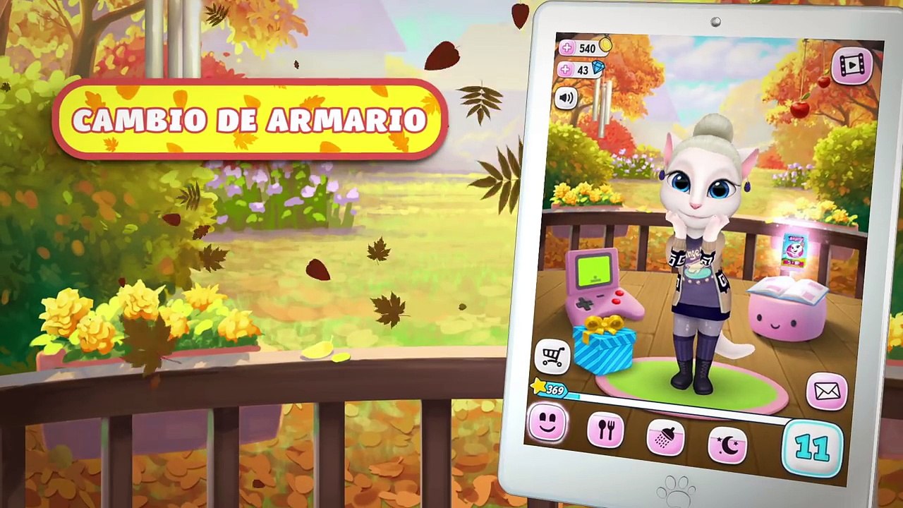 My Talking Angela - Días de otoño calentitos (GAMEPLAY)-9w9XMLFsm7Y