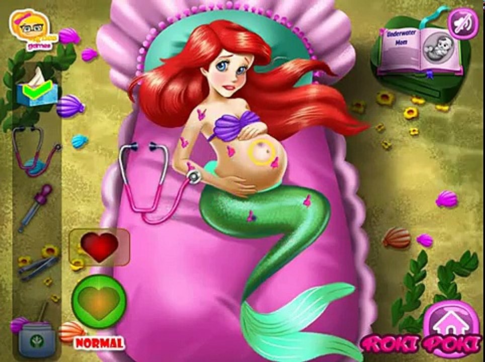 PRINCESA ARIEL EMBARAZADA! - PRINCESS MERMAID ARIEL PREGNANT EMERGENCY! - PRINCESA ARIEL GRÁVIDA!