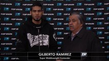 Ramirez vs. Khatchikan - Gilberto Ramirez Interview - Media Workout-CL2a37MYQt8