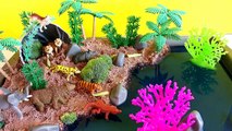 #Mini Jungle -Learn Names And Sounds of Wild Animals and Sea Animals With ToysFun Preschool Kids