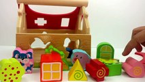 #Old Macdonald Nursery RhymeLearn Shapes with this sorter Toy wooden HouseLearn Farm Animals
