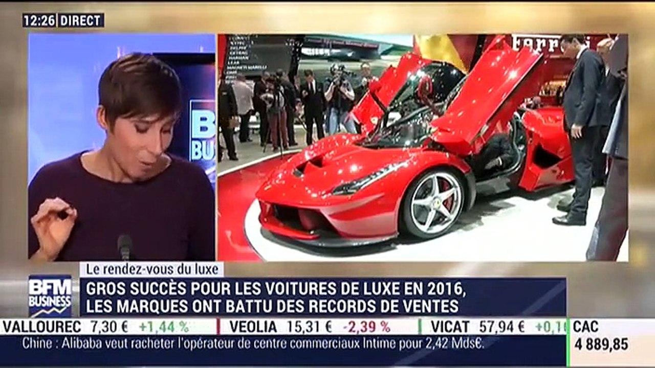Le rendez-vous du Luxe: Gros succès pour les voitures de luxe en 2016 - 10/01