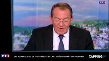 Des journalistes de TF1 agressés et caillassés en plein tournage (Vidéo)