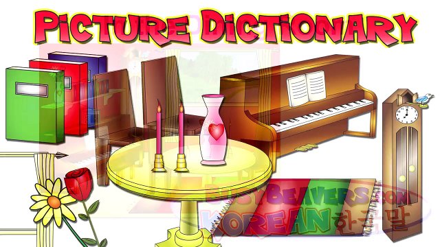 “In the Dining Room” (Korean Lesson 14) CLIP – Learn Korean in 1 Minute, 부얶, 가정집 단어, 한국어 단어-rcuZRugq94E