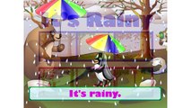 “It's Rainy Song” (Level 2 English Lesson 08) CLIP - Weather Song, Children's Education-B9Gb1PvAHSA