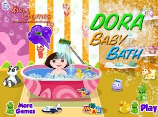 Dora the Explorer Baby Bathing Games for Kids Game Episode HD Part1