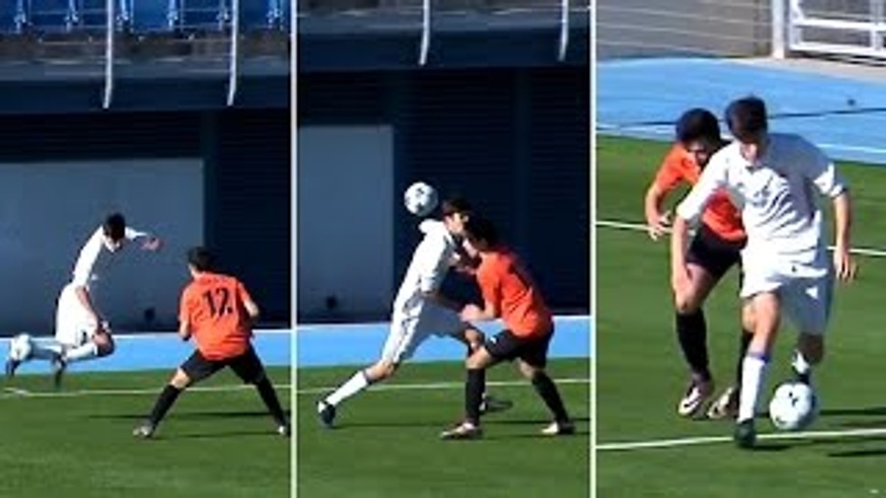 L'incroyable geste technique de Theo Zidane