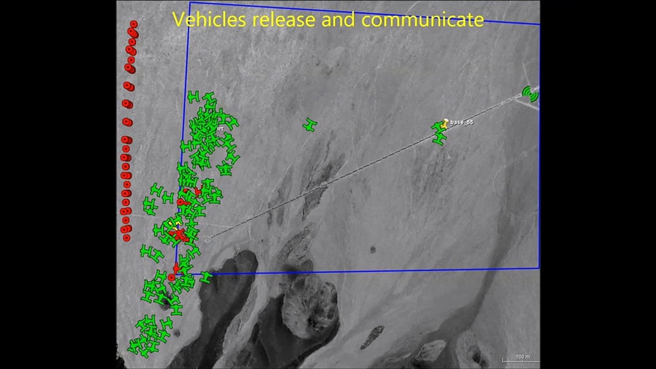 L'armée américaine teste une escadrille de 103 petits drones autonomes