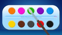 Colors for Children to Learn with Colors Palette - Colors for Kids to Learn - Kids Learning Video