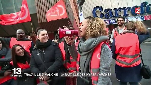 Travail dominical : les employés de Carrefour manifestent leur mécontentement
