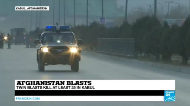 Afghanistan: twin blasts kill at least 25 in Kabul, Taliban claim the attacks