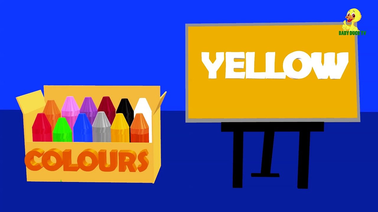 Crayons Nursery Rhymes | Crayon Color Song For Kid Songs | Nursery Rhymes