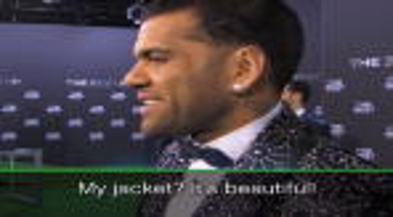Dani Alves shines brightest at awards ceremony