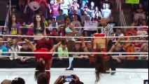 WWE RAW 03.30.15 Paige, AJ Lee & Naomi vs. Natalya & The Bella Twins