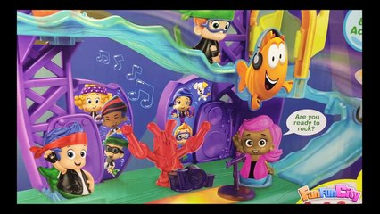 Bubble Guppies Rock and Roll Stage Playset - Toys Unboxing by Disney Toy Collector Toy Channel