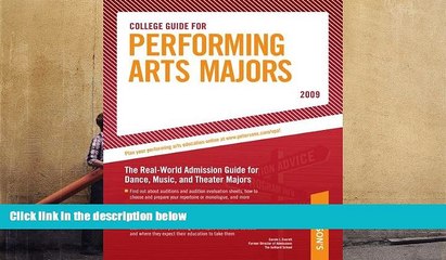 Kindle eBooks  College Guide for Performing Arts Majors - 2009 (Peterson s College Guide for