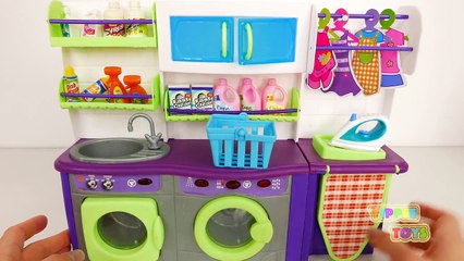 Laundry Washer and Dryer Playset for Kid