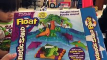 Kinetic Sand Float Paradise Island Unboxing Play Review by FamilyToyReview