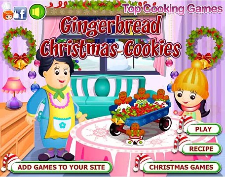 Gingerbread Baking Games-Cooking Games-Hair Games